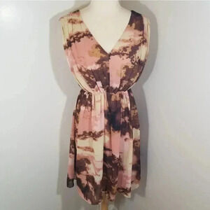 {MM Couture} Criss Cross Open Back Dress